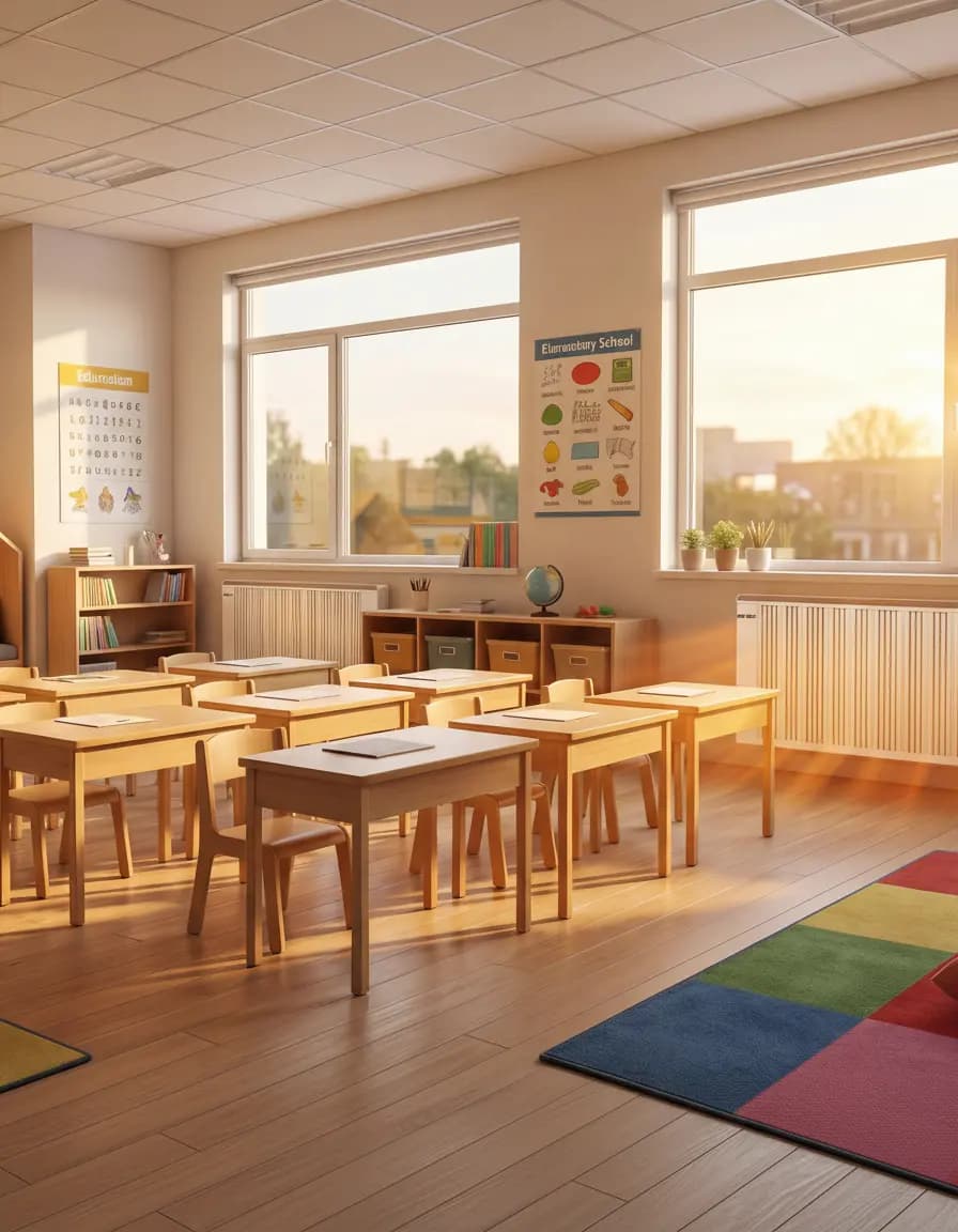 中小学校舍电采暖